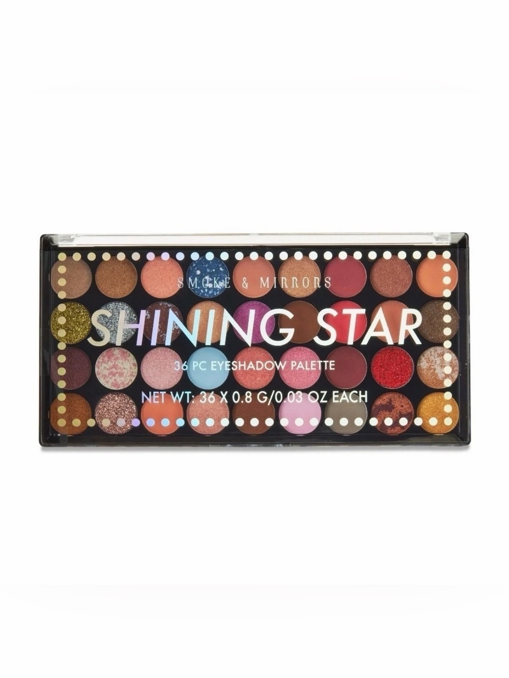 Shining Star 36-Color Eyeshadow Palette - Multi-Tone Browns & Pinks
